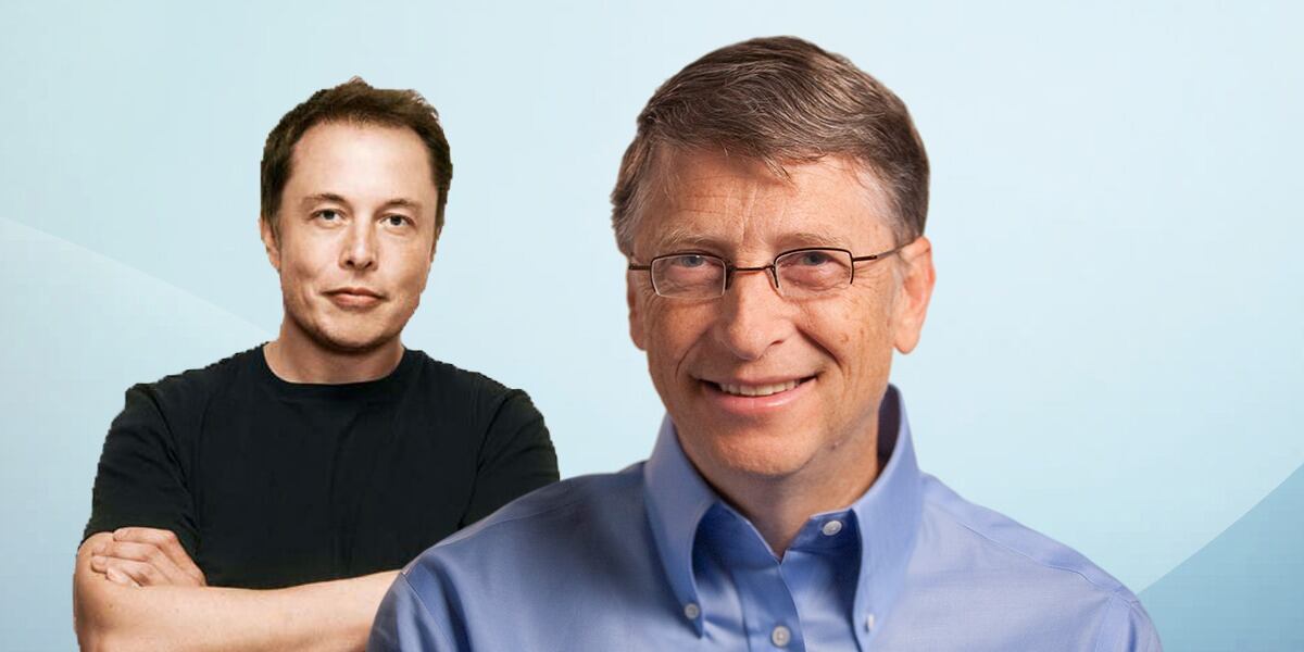 Elon Musk confirma filtración de discusión con Bill Gates y se burla de él con un meme