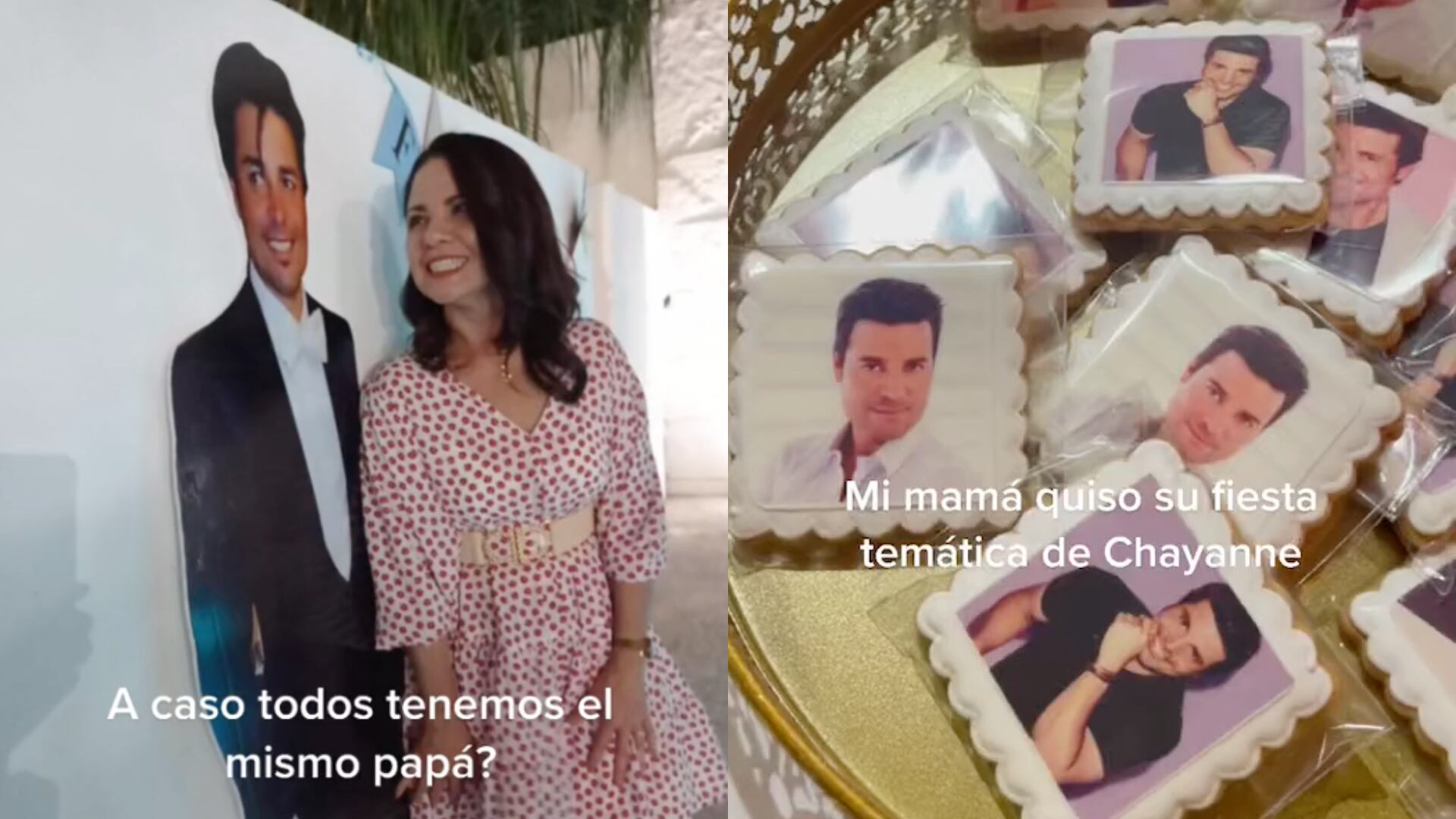 Mamá celebra su fiesta con temática de Chayanne y se vuelve viral 